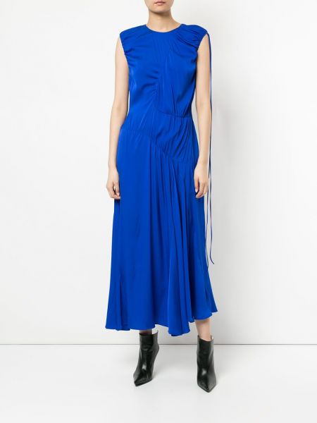 Sukienka koktajlowa asymetryczna Ellery niebieska