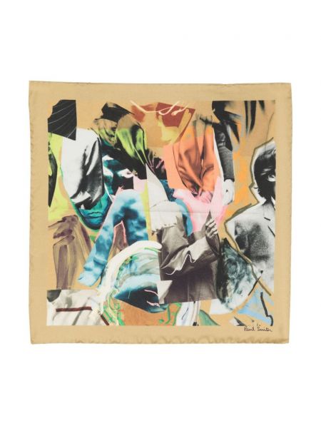 Fular de mătase cu imagine cu buzunare Paul Smith