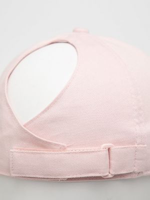 Бавовняна кепка Puma, рожева