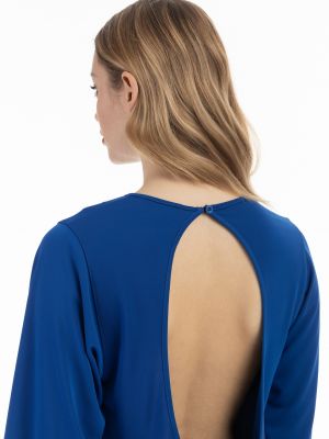 Tričko s dlhými rukávmi Faina modrá