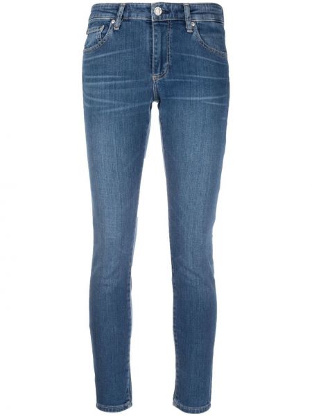 Skinny fit džinsi Ag Jeans zils