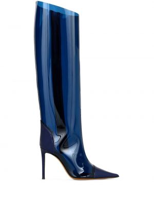 Stivali di pelle Alexandre Vauthier blu