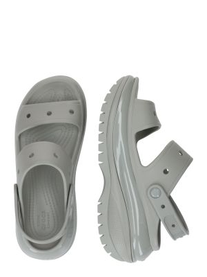 Sandále Crocs sivá