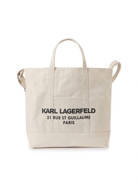 Nakupovalna torba Karl Lagerfeld bež