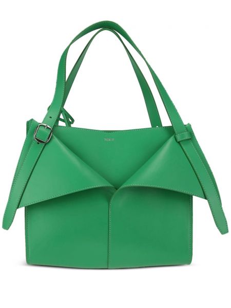 Sac moyen en cuir Coperni vert