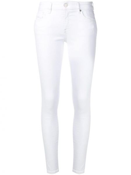 Skinny fit-jeans Diesel vit