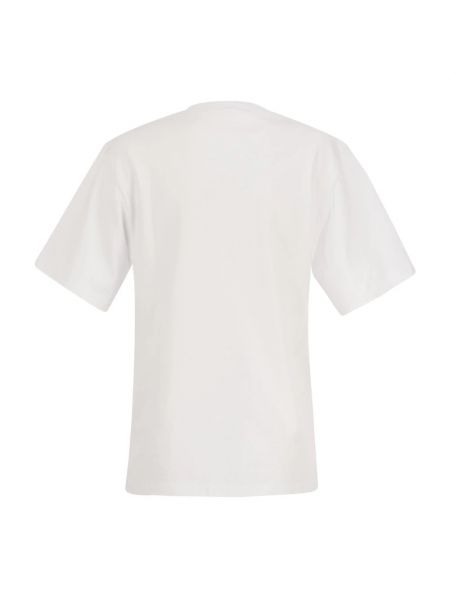 Koszulka z nadrukiem Sportmax biała