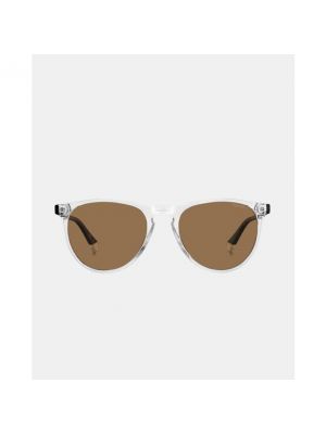 Gafas de sol transparentes Polaroid marrón