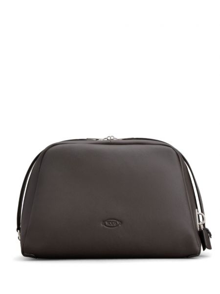 Læder clutch Tod's brun