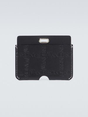 Usnjena denarnica Jw Anderson črna