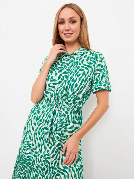 Платье-рубашка Gerry Weber зеленое
