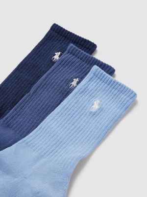 Skarpety z nadrukiem Polo Ralph Lauren Underwear niebieskie