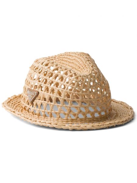Καπέλο Prada μπεζ