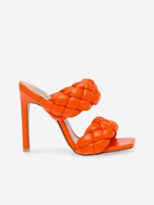 Sandály na podpatku Steve Madden oranžové