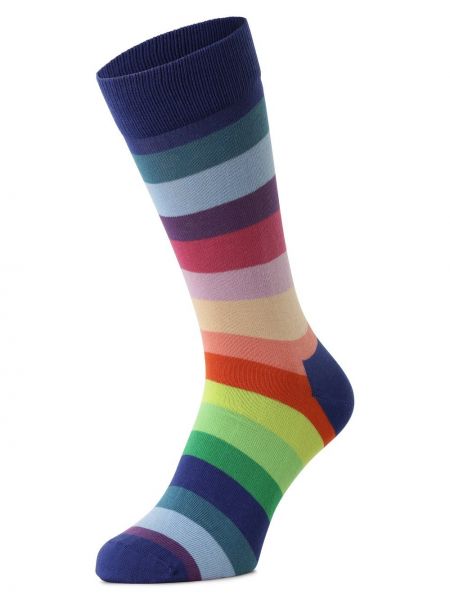 Dzianinowe skarpety w paski Happy Socks