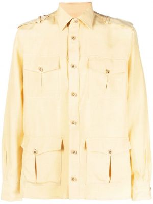 Šilkinė marškiniai Giuliva Heritage geltona