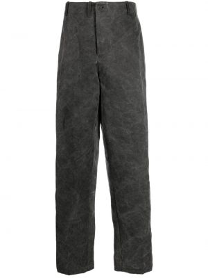 Pantaloni dritti con stampa tie-dye Forme D'expression grigio