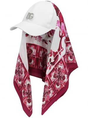 Șapcă de mătase cu imagine Dolce & Gabbana