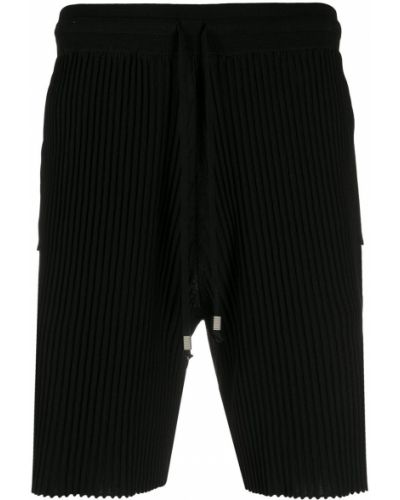 Pantalones cortos deportivos de punto Maison Flaneur negro