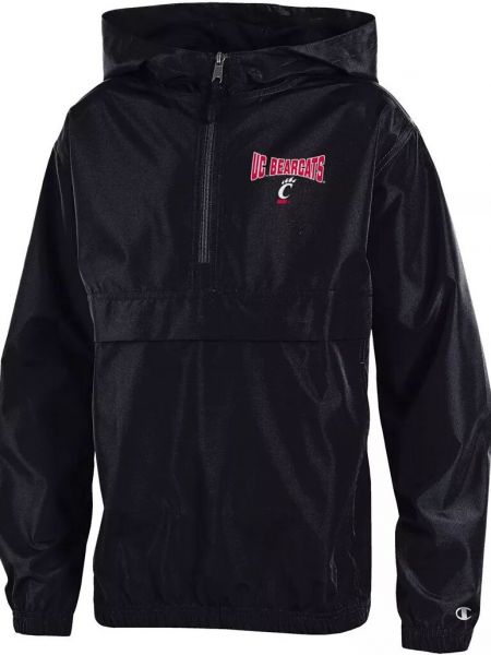 Черная складная куртка-пуловер на молнии Champion Youth Cincinnati Bearcats