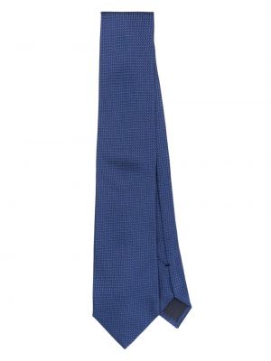 Cravată de mătase din jacard Tom Ford albastru