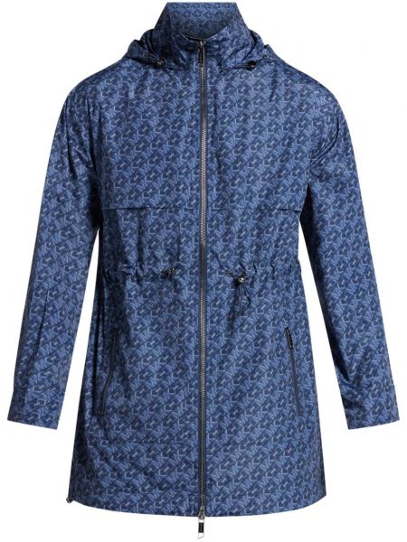 Lange jacke mit print Michael Kors blau