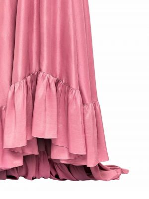 Robe de soirée en soie Azeeza rose