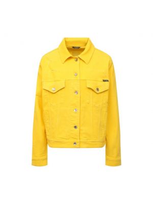 Джинсовая куртка Dolce & Gabbana, желтая