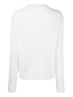 Sweter bawełniany Peuterey biały