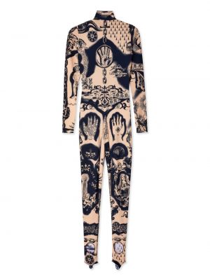 Jersey overall mit print Jean Paul Gaultier