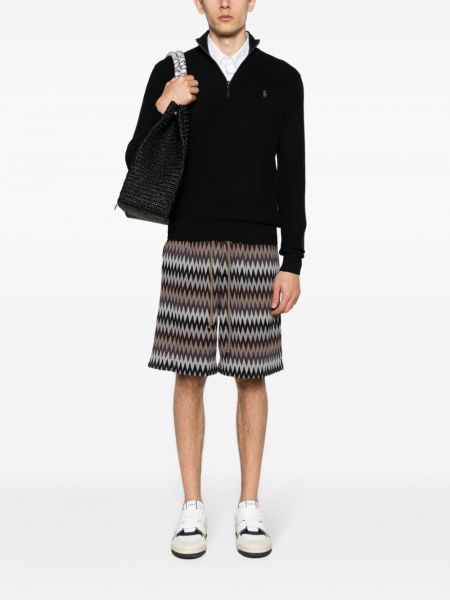 Pullover mit stickerei aus baumwoll Polo Ralph Lauren schwarz