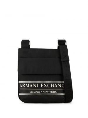 Чанта за ръка с принт Armani Exchange
