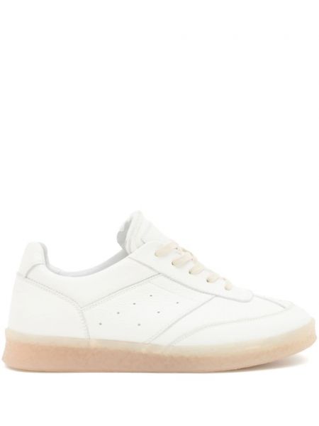 Læder sneakers Mm6 Maison Margiela hvid