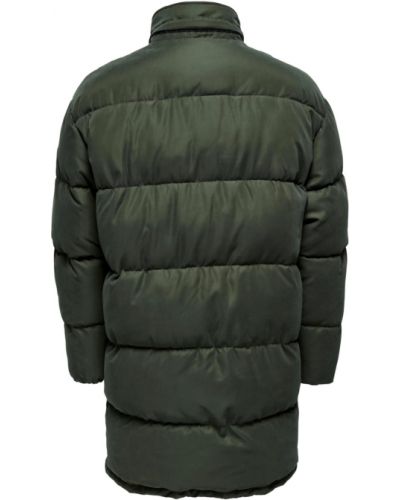 Žieminis paltas Only & Sons žalia