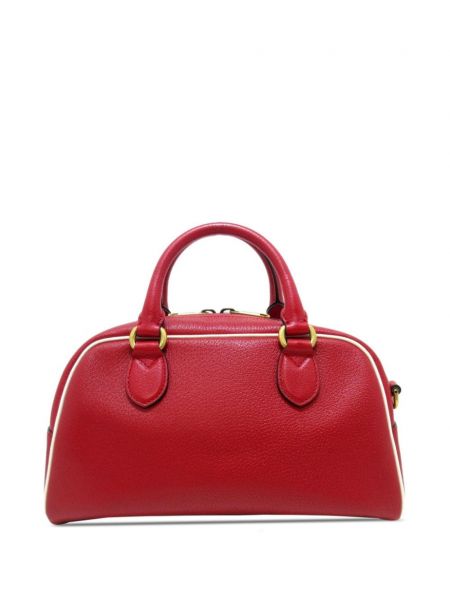 Mini-sac en cuir Gucci Pre-owned rouge