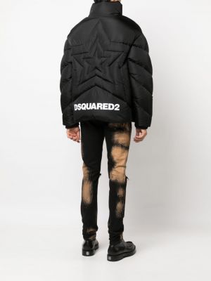 Dūnu jaka ar spalvām Dsquared2 melns