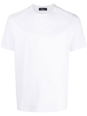 T-shirt con scollo tondo Herno bianco