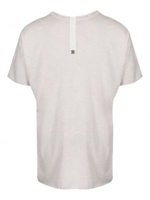 T-shirt aus baumwoll mit rundem ausschnitt Isaac Sellam Experience grau