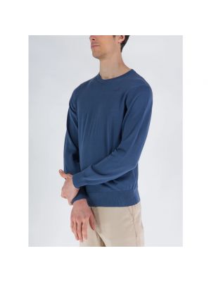 Sweatshirt mit rundem ausschnitt K-way blau