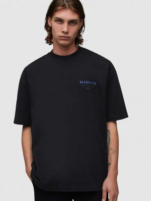 Koszulka bawełniana z nadrukiem Allsaints