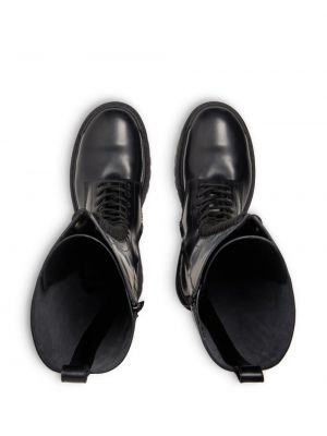 Iš natūralios odos auliniai batai Balenciaga juoda