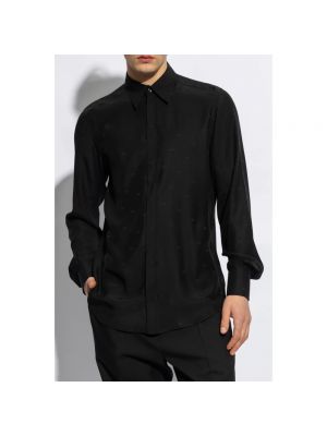 Camisa de seda Dolce & Gabbana negro