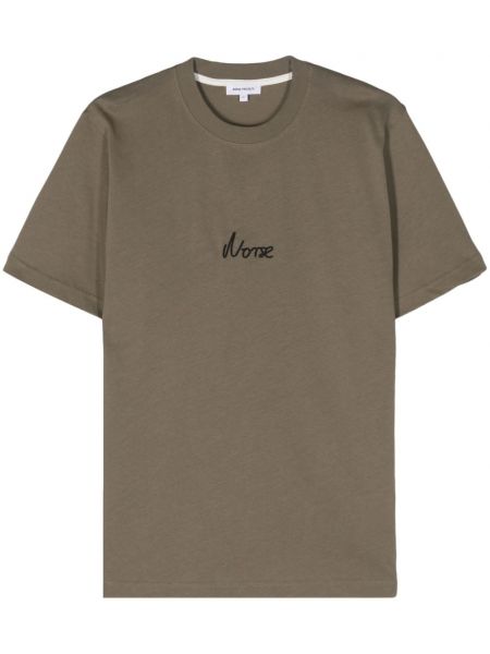 Tricou din bumbac Norse Projects verde