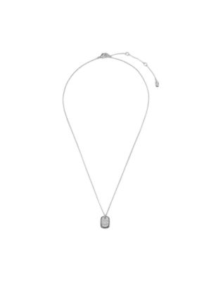 Ogrlica s kristali Lauren Ralph Lauren srebrna