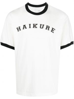 T-shirt en coton Haikure blanc