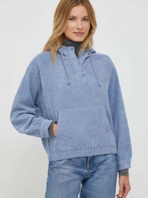 Pulover s kapuco Pepe Jeans modra