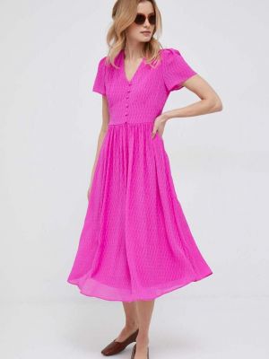 Dkny ruha , midi, harang alakú - Ibolya