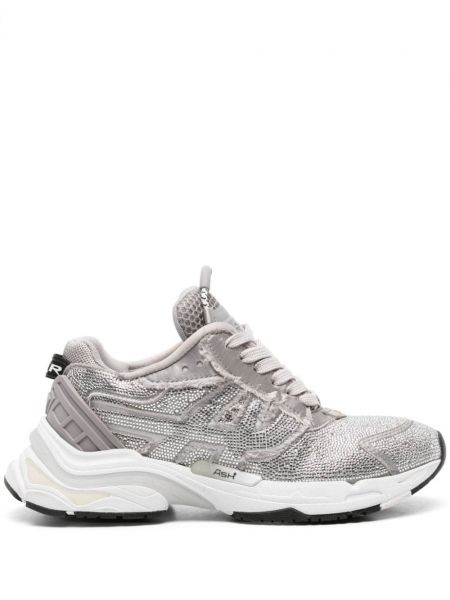 Sneakers con cristalli Ash argento