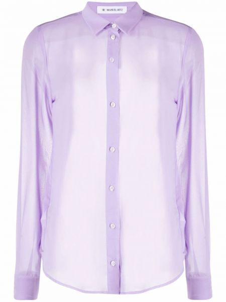 Camisa manga larga Manuel Ritz violeta