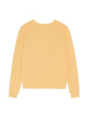 Jersey sweatshirt aus baumwoll Saint Laurent orange